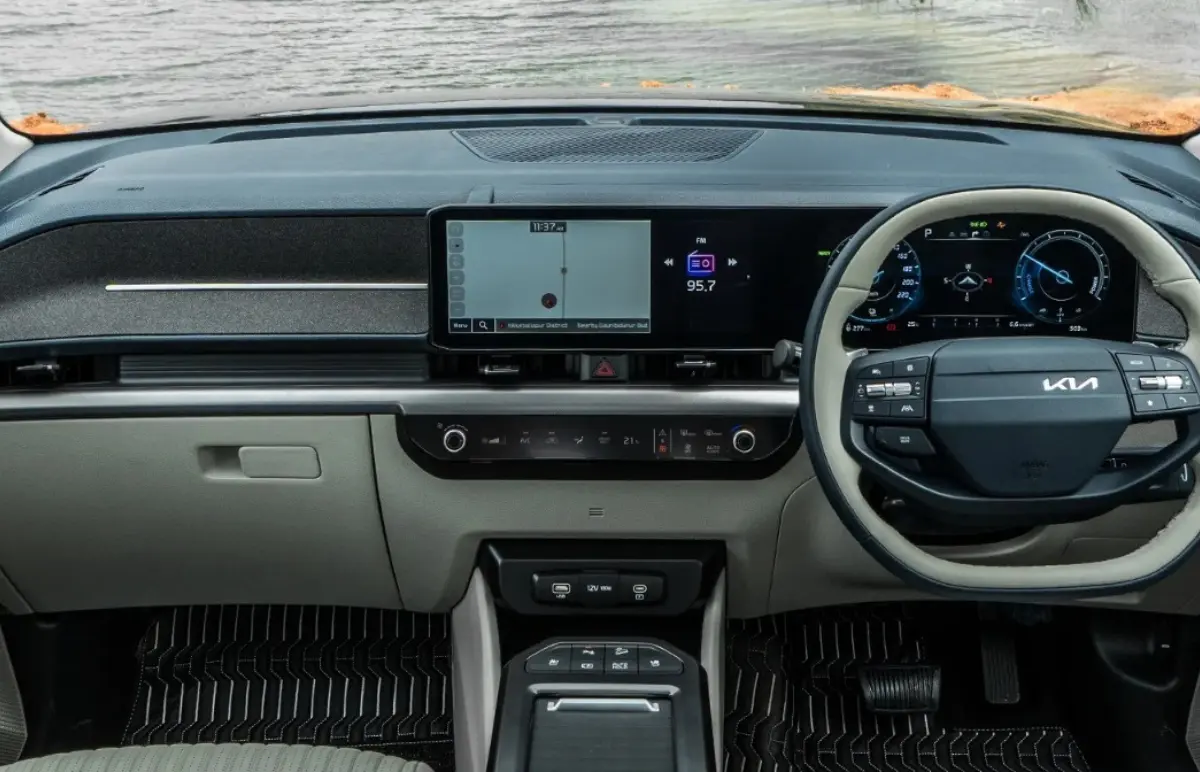 Kia Carens Clavis EV dashboard